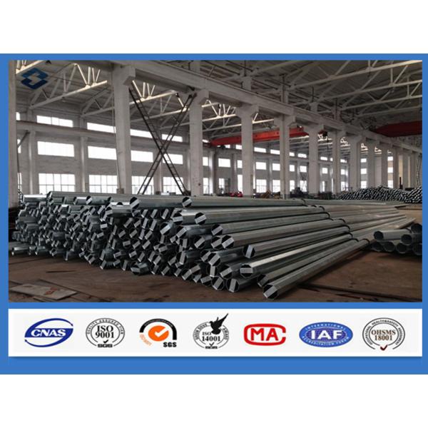 Buy 25FT Q355 Steel Material Galvanized Electric Power Steel poles at wholesale prices
