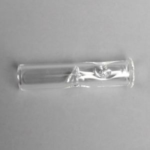 30mm Length Glass Bongs Accessories Flat Mouth Glass Filter Tips Daily Use