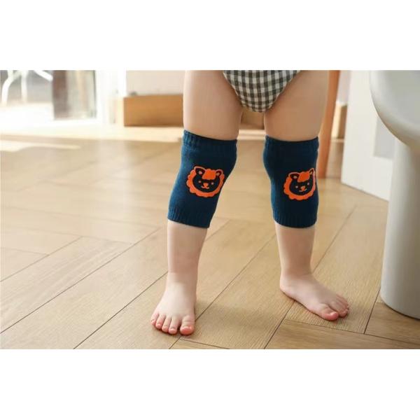 Anti Slip Infant Crawling Knee Pads Anti Drop Cotton Elbow Pads Non Skid