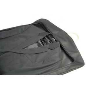 Quality Black Garment Bag Personalized Polyester Foldable Garment Hanging Bag for sale