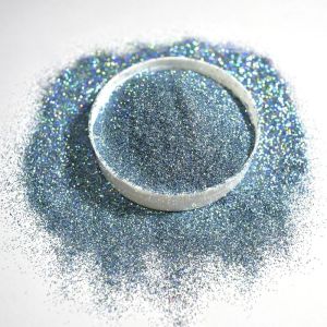 Laser Iridescent Green chunky Solvent Resistant Glitter Eco Friendly For Body
