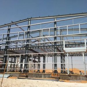 Painted / Galvanized Prefabricated Multi Storey Building Steel Structural