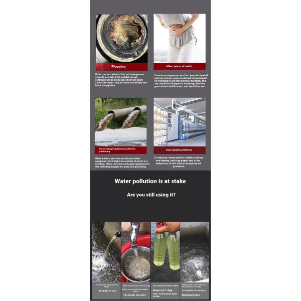 Manual Stainless Steel Water Filter Efficient Removal Iron Manganese Underground Well Water Home Filter