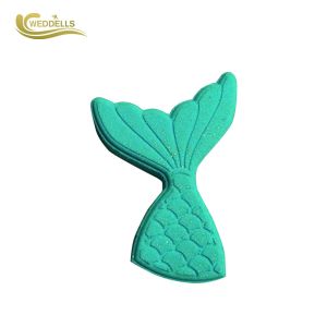 80g Fish Bath Bomb Colorful Mermaid With Organic Ingredients For Kids