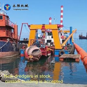 7000m3/H Hydraulic Cutter Suction Dredger 2647KW Pump Power Diesel Engine River