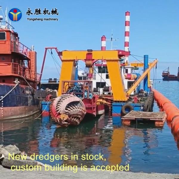 7000m3/H Hydraulic Cutter Suction Dredger 2647KW Pump Power Diesel Engine River