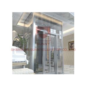 China SUS304 Concrete Shaft 0.2m/S Panoramic Glass House Elevator Lift on sale