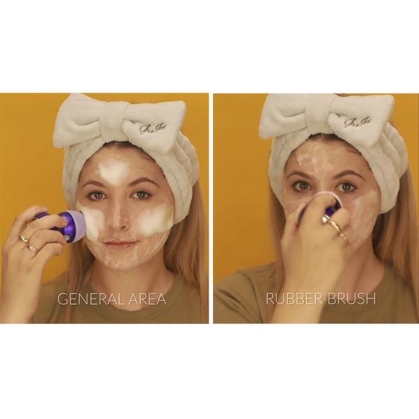 Buy Silicone Electric Face Brush Machine Facial Cleansing Oem Odm Service at wholesale prices