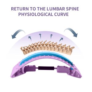 Back Stretcher Contiuously Variable Adjustable Back Massager for Lower Upper