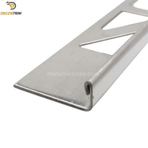 Tile End Trim Stainless Steel Tile Trim Corner Edge Fitting Brush Silveer