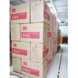 Male and female adult universal folding half mask FFP2 mask , 5 Layers White or