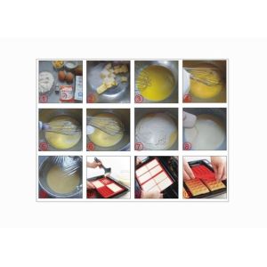 Kitchen Rectangle Silicone Baking Molds / Silicone Waffle Mould Bakeware Cooking