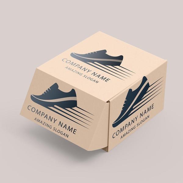 Custom White Corrugated Cardboard Shipping Box for Clothing Underwear Shoe Packaging