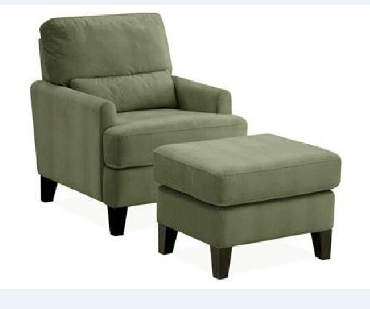 Buy Hotel fabric lounge chair with ottoman ,single sofa LC-0008 at wholesale prices