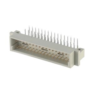 Din 41612 30 Pin Right Angle Male Pins Connector Through Hole 3 Rows Vertical