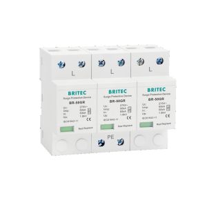 BR-50GR 3P+N Type 1 Surge Protection Device Class 1 AC SPD 50ka Spd Thunder