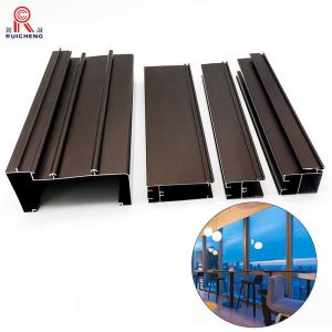 Quality 6063 Grade Aluminum Window Channel Extrusion PVDF Painted T3 Temper for sale