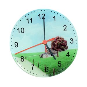 20cm 30cm Sublimation Glass Clock Coated Clock Photo Frame Blanks