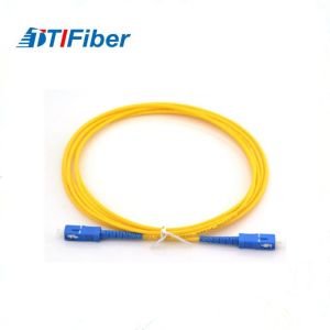Singlemode Simplex LSZH Fiber Optic Patch Cord For FTTH Network 2.0mm SC / APC