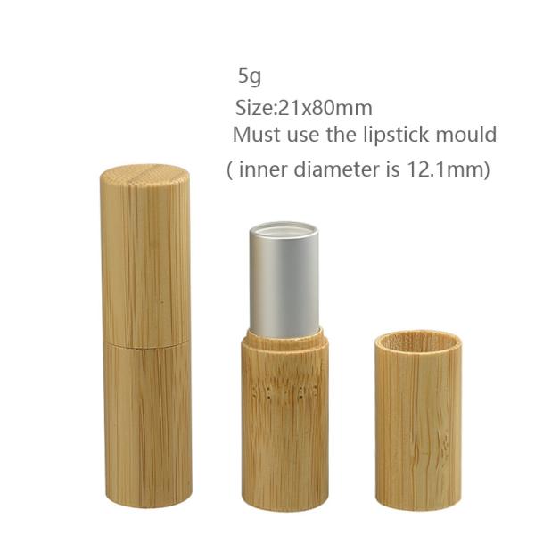 Refillable Lip Balm Lipstick Tube Container Plastic 5.5ml 12.1mm 5.5g