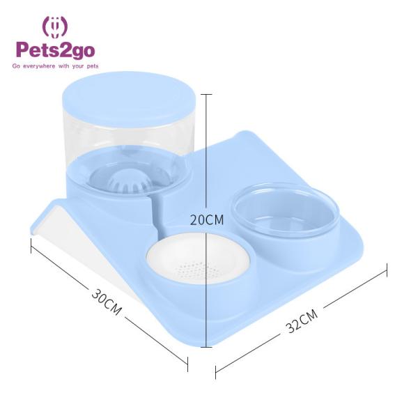 Stainless Steel Silicone 500g Pet Comfort Feeding Bowls