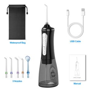 Travel-Friendly Electric Dental Flosser with Rechargeable Battery and Water