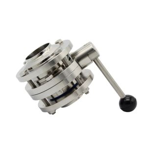 1/8"--4" WZ Food Grade Stainless Steel 304 316L Sanitary Three PCS Manual