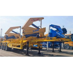 Side Loader Semi Trailer Optimized For Efficient Container Loading Unloading
