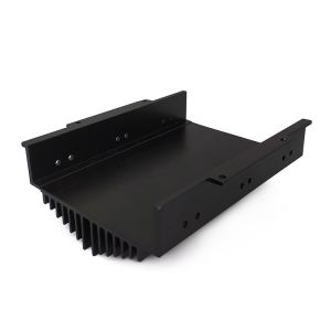 CNC Precision Heatsink Extrusion Profiles With Surface Treatment Anodizing Black