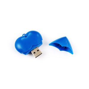 Waterproof Plastic USB Flash Drive With Rubber Oil Coating