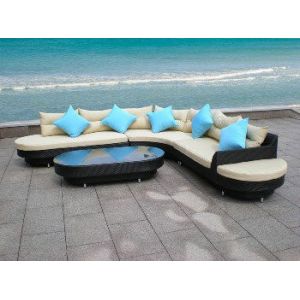 wicker sofa set         