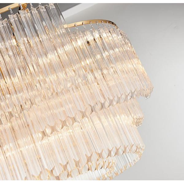 Diamond Cut E14 Chandelier Round Pendant Chandelier Lights Rustproof 100lm/W