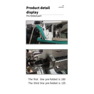 CQT 900YG-2 Pre-Folded Bottom Lock Carton Folder Pasting Gluing Machine for