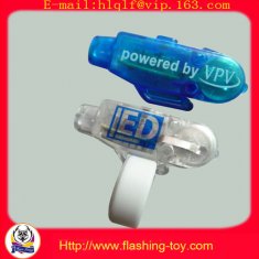 3 replaceable AG10 battery Blue / Silver LED Electronic Finger light for Party