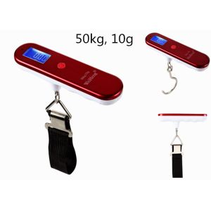 Easy To Carry Travel Weighing Scale , Tare Function Digital Suitcase Scales