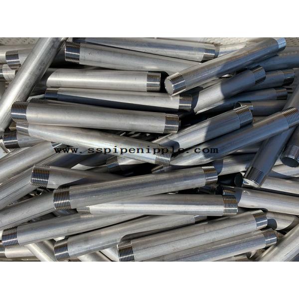 Buy Professional Stainless Steel Nipple Fittings Welded SS Pipe Nipple at wholesale prices