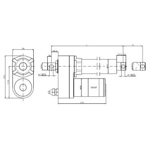 CE certificate 12v electromechanical linear actuator with feedback, Industry