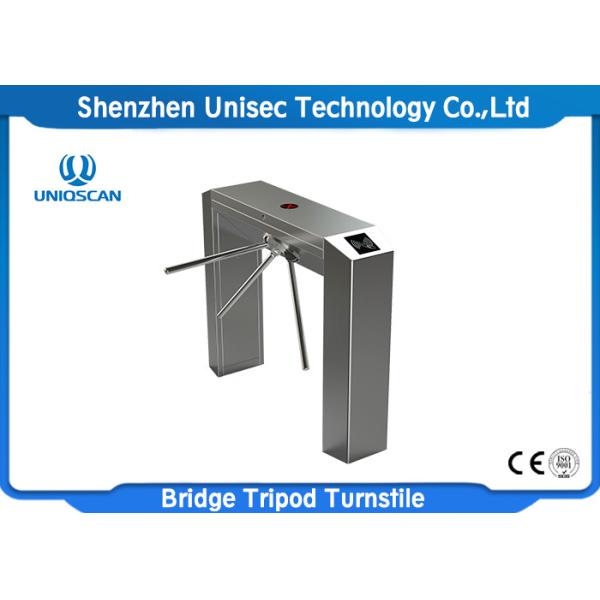High Sensitivity Pedestrian Turnstile Gate UT550-C Access System Support Fire
