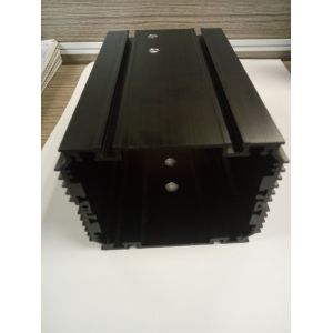 Black Anodizing Extruded Aluminum Enclosures Heatsink Electric Metal Boxes