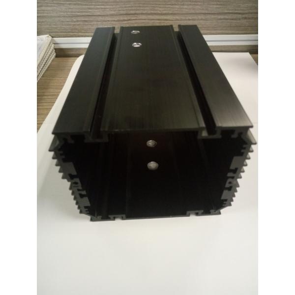 Buy Black Anodizing Extruded Aluminum Enclosures Heatsink Electric Metal Boxes at wholesale prices