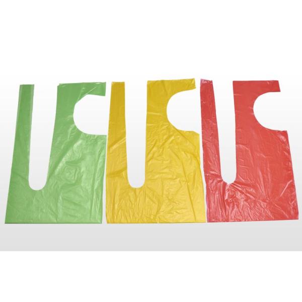 PE LDPE HDPE Disposable Plastic Aprons Roll With Textured / Smooth Surface