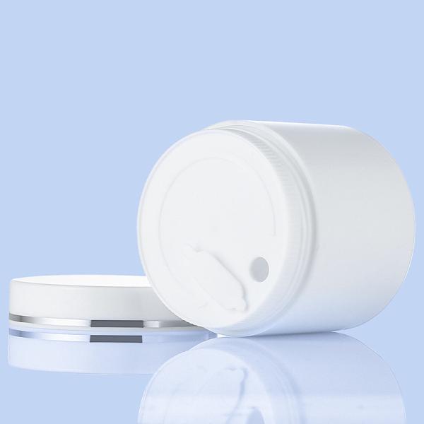 Eco Friendly Cream Packaging Jar 200ml Capacity Hot Stamping Surface