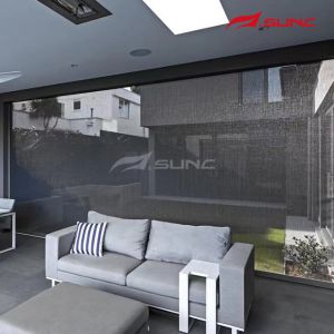 Aluminium Alloy Sunshade Zip Track Blinds Window Covering
