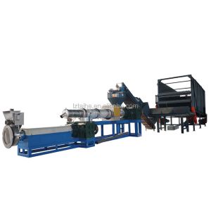 Plastic Film Recycled Waste Plastic Pelletizing Machine with Single Screw Design