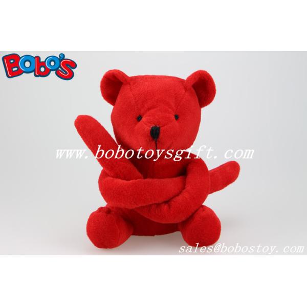 Buy New Design Red Long Arm Plush Teddy Bear Toy at wholesale prices