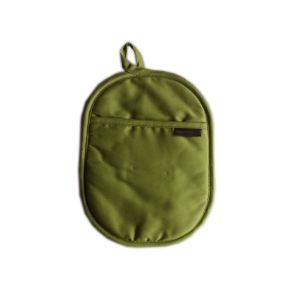 Olive Green Pot Holder Oven Mitts Kitchen Pad with Pockect