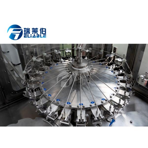 24 Washing Auxiliary Equipment Liquid Bottle Filling Machine For Carbonated Drinks