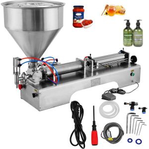 Semi automatic pneumatic liquid filling machine shampoo cosmetics cream paste