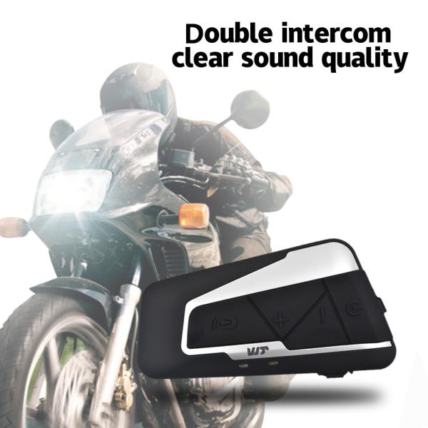 320h Standby Time Motorcycle Bluetooth Intercom CE Certificate High Resistance