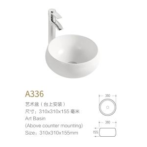 Oval Above Counter Basin Handmade Ceramic Sinks Sanitary Basin Bathroom